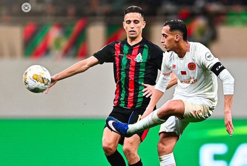 أبطال إفريقيا.. الجيش الملكي يحقق إنتصارا ثمينا على نهضة بركان في ذهاب نصف النهائي