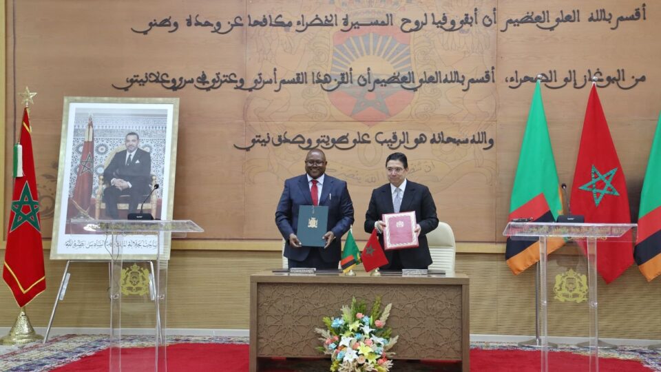 زامبيا تجدد تأكيد دعمها للوحدة الترابية للمملكة وتشيد بالقرار الأممي 2797 بشأن الصحراء