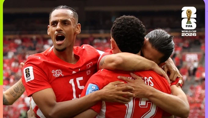 مونديال 2026.. سويسرا تحسم صدارة المجموعة الثانية بفوزها على كندا ويتأهلان معا