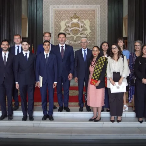 رئيس مجلس النواب يستقبل وفدا من المنتخبين الشباب الفرنسيين
