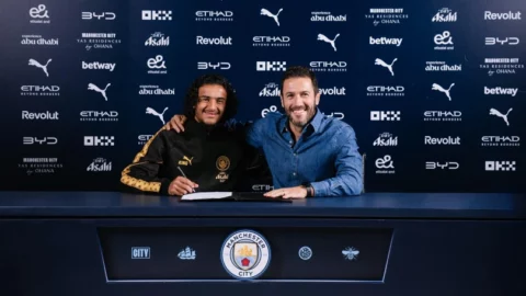  مانشستر سيتي يعلن تعاقده مع بوعدي مقابل 100 مليون يورو