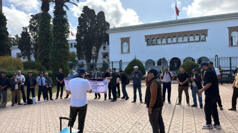 متصرفون تربويون يحتجون بالرباط ويطالبون بتعيين المعفيين من مهام الإدارة