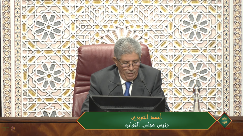 التويزي يتحدث عن أدوار مجلس النواب.. واليسار يحتج: “ذبح للديمقراطية الصورية” (فيديو)