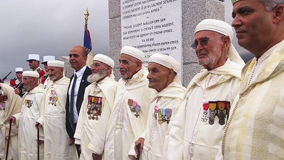 تكريم الجنود المغاربة الذين سقطوا دفاعا عن فرنسا